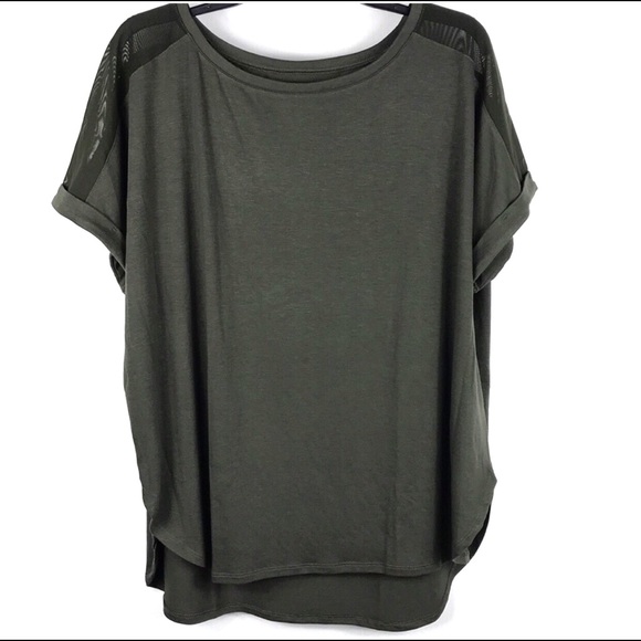 Avia Tops - Avia | Olive/Army Green Slouchy Top